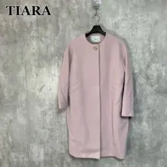 TIARA ノーカラーコート 2