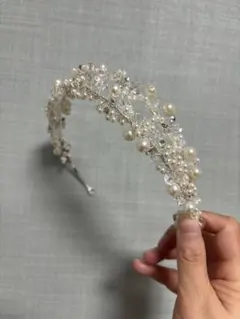 パールクリスタルヘッドバンド
