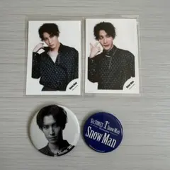SnowMan 渡辺翔太　ミニフォトと缶バッチセット