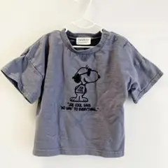 【お値引き可】SNOOPY スヌーピー デザインTシャツ 90cm グレー