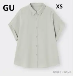 GU エアリーシャツ 半袖 GREEN