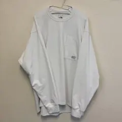 【美品】ノースフェイス ロンT XL 白 NT32460 長袖