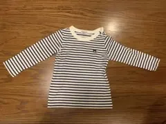 MIKI HOUSE ボーダー長袖トップス