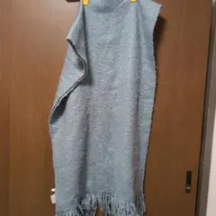 アクシーズファム　ストール・ショール　大判　グリーン？ブルー？