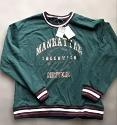 グリーン トレーナー Mサイズ　お値下げ