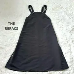 THE RERACS ジャンパースカート エプロンワンピース人気オリーブカラー♡