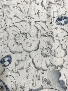 生紬 単衣 辻が花 付下げ訪問着 正絹 染分け 絞り 美品 さが美 イ6674