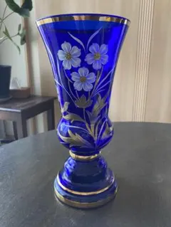 スペイン製 Hand Painted ガラス花瓶 フラワーベース - メルカリ