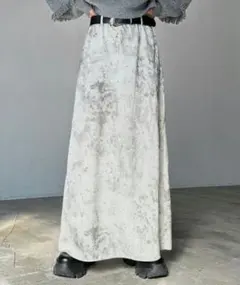 PAGEBOY　サテンナロースカート