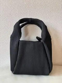 zaraリブニット ショルダーバッグ ブラックのサムネイル