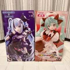 初音ミク フィギュア 2種セット チロルチョコ 雪ミク クロミ - メルカリ