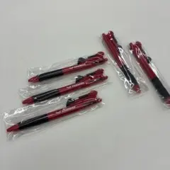 YANMAR 赤 ボールペン 5本セット