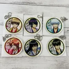 【６種コンプリート】銀魂 月に伊達男たち アクリルキーホルダー お月見ver.