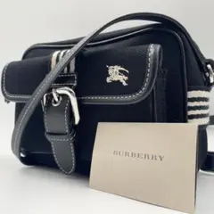 【✨極美品】バーバリーブルーレーベル ショルダーバッグ キャンバス ホースロゴ