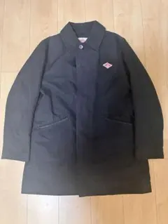 DANTON ステンカラーコート ブラック