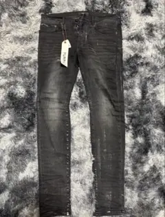 PURPLE BRAND ブラック ダメージデニム W29 タグ付き PURPLE BRAND ブラック ダメージデニム W29 タグ付き - メルカリ