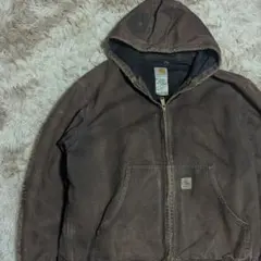カーハート　アクティブジャケット　ブラウン　J25 DKB XLサイズ　フェード