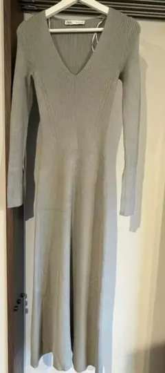 ZARAリブニットワンピース　MEX26サイズ