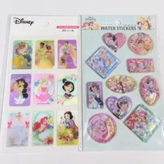 ディズニー 3Dシール＆ウォータースティッカーセット