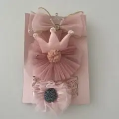 ピンクヘアバンド3個セット