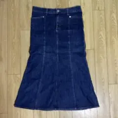 デニムタイトスカート ロングスカート