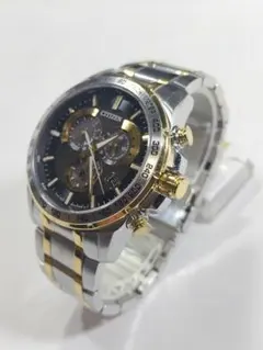 シチズン アテッサ　エコドライブ　ジャパネットコラボ　電波時計　20気圧防水