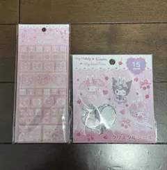バニーズバレリーナ　シール 2点　マイメロディ クロミ マイスウィートピアノ
