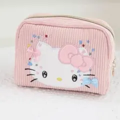 新品未使用♡キティちゃん♡ポーチ♡中まで柄付き♡