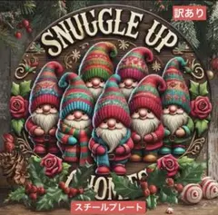 ウェルカム スチールプレート 683 寄り添うノーム達 訳あり