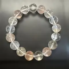 本物》高品質ルチル水晶 ブレスレット 大玉 - メルカリ