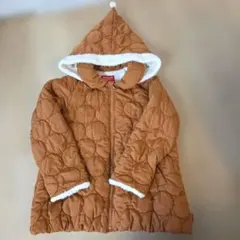 Moujonjon フード付きダウンコート 130