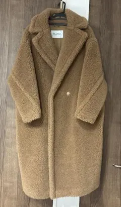 MAX MARA テディベア アイコン ロングコート キャメル　タグありのサムネイル