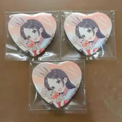 倉本千奈 学マス 学園アイドルマスター GIGO ハート缶バッジ×3個 セット