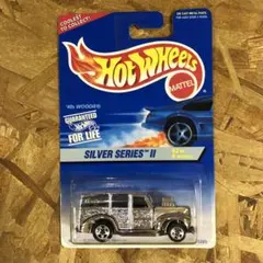 ホットウィール　ブルーカード　40's ウッディー　シルバークローム