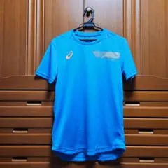asics アシックス 半袖 Tシャツ ブルー Mサイズのサムネイル
