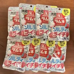 森永製菓　大粒ラムネ＜ソルティライチ＞　30g×8袋のサムネイル