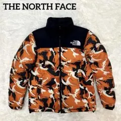 ✨美品✨ ノースフェイス ノベルティ ヌプシ ダウンジャケット 迷彩 カモ柄 L