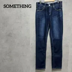 サムシング ストレートデニム レディース M相当