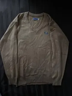 90sワンポイント刺繍FRED PERRYセーターOフレッドペリー