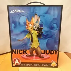 ズートピア　一番くじ　ニック&ジュディセルフィーフィギュア A賞