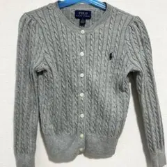 POLO RALPH LAUREN グレー カーディガン