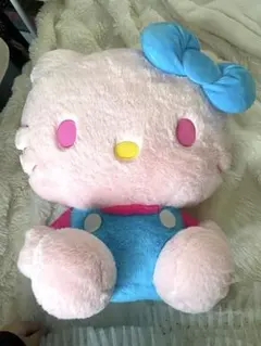ハローキティ ぬいぐるみぴんくとみずいろドールGJ パステルカラー