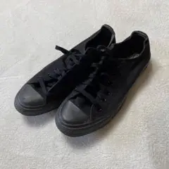 CONVERSE オールスターローカット 黒 キャンバス US7