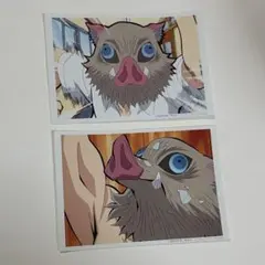 鬼滅の刃 嘴平伊之助 キメツ学園 ブロマイドくじ ufotable グッズ