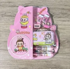 Labubu ラブブ ピンク 子供用 文房具セット キッズ