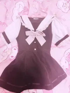 LIZLISA セーラーカラーセットアップ 半袖