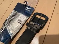 MIZUNO 野球ベルト ブラック【新品未使用】のサムネイル