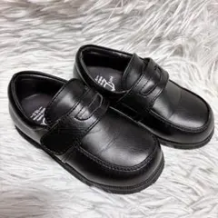 入園式 入学式 結婚式 子どもフォーマルシューズ 合皮 マジックテープ 軽量