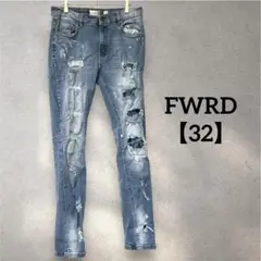 FWRD 【32】ダメージ加工 スキニーデニム