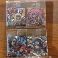 ジョジョの奇妙な冒険　ウエハース　シール(4枚セット)